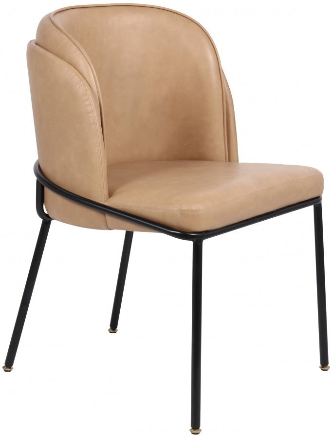 Chaise de salle à manger en similicuir Jagger