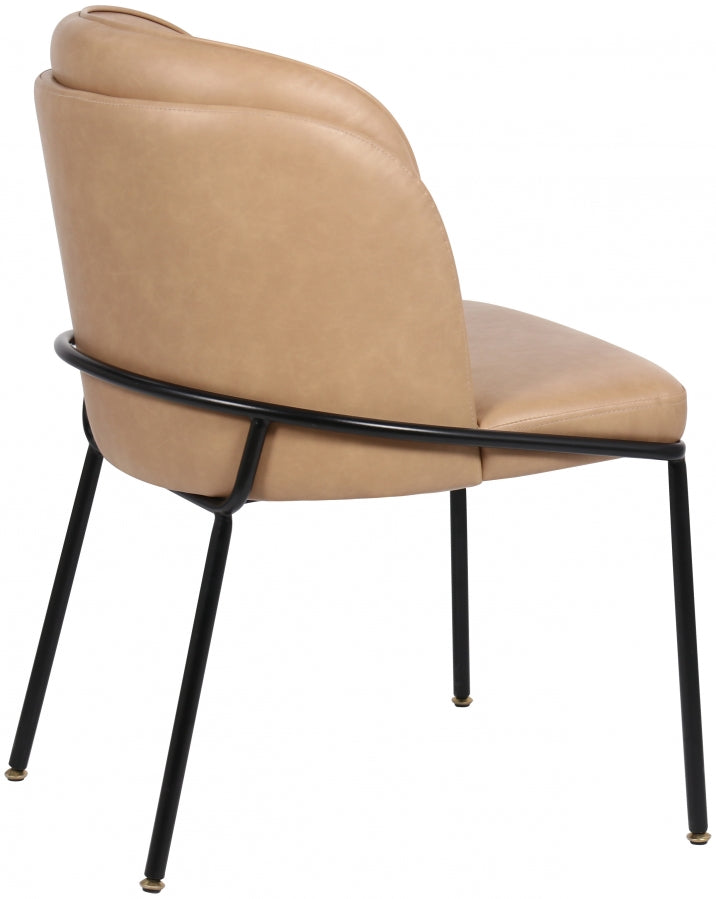 Chaise de salle à manger en similicuir Jagger