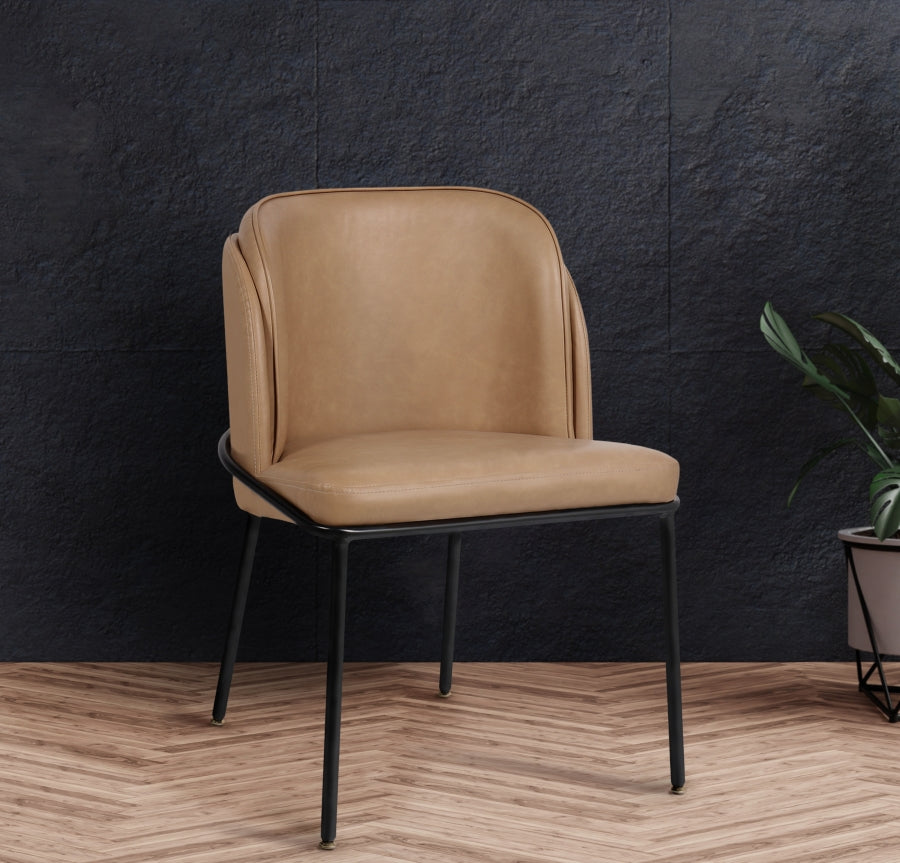 Chaise de salle à manger en similicuir Jagger