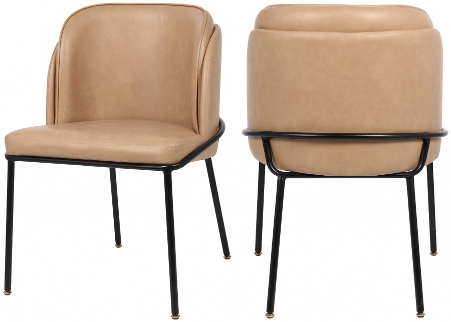Chaise de salle à manger en similicuir Jagger