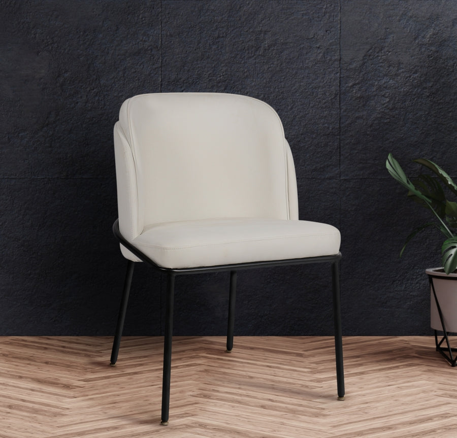 Chaise de salle à manger en similicuir Jagger