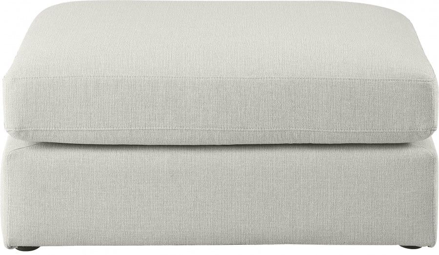 Pouf modulaire en lin et polyester Beckham 