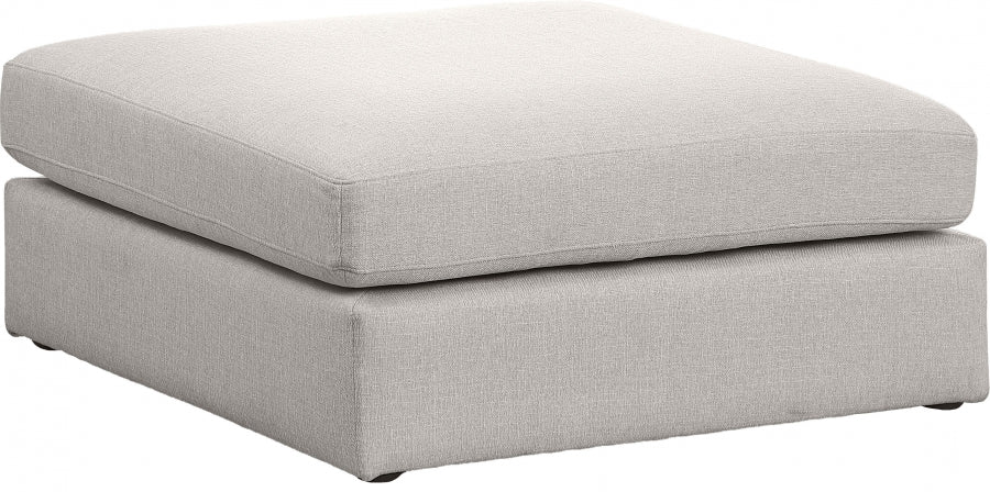 Pouf modulaire en lin et polyester Beckham 