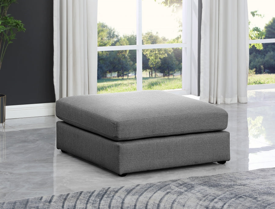 Pouf modulaire en lin et polyester Beckham 