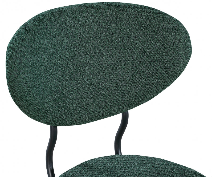 Chaise de salle à manger Allure en tissu bouclé