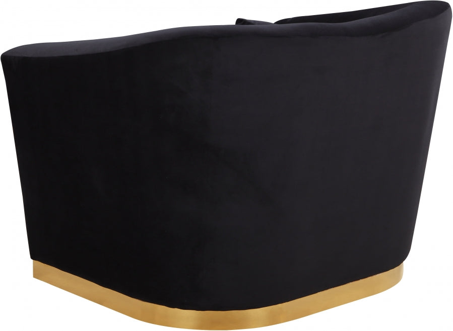 Chaise en velours Arabella
