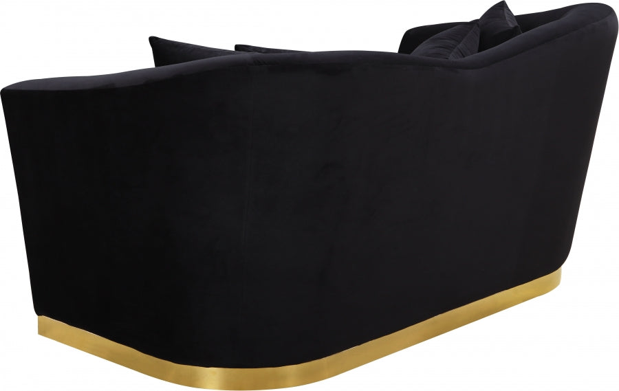 Causeuse en velours Arabella 