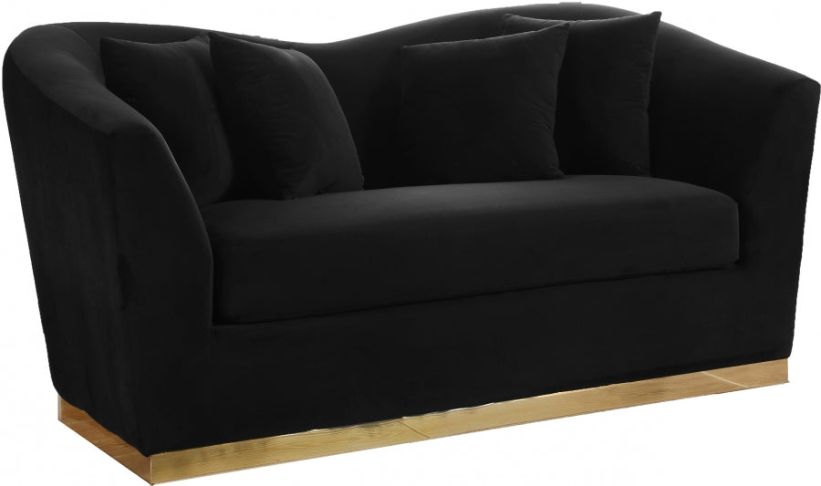 Causeuse en velours Arabella