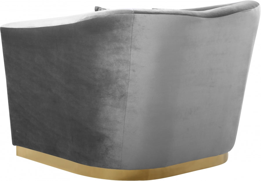 Chaise en velours Arabella