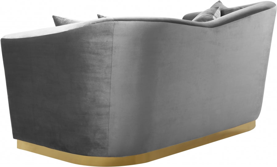 Causeuse en velours Arabella 
