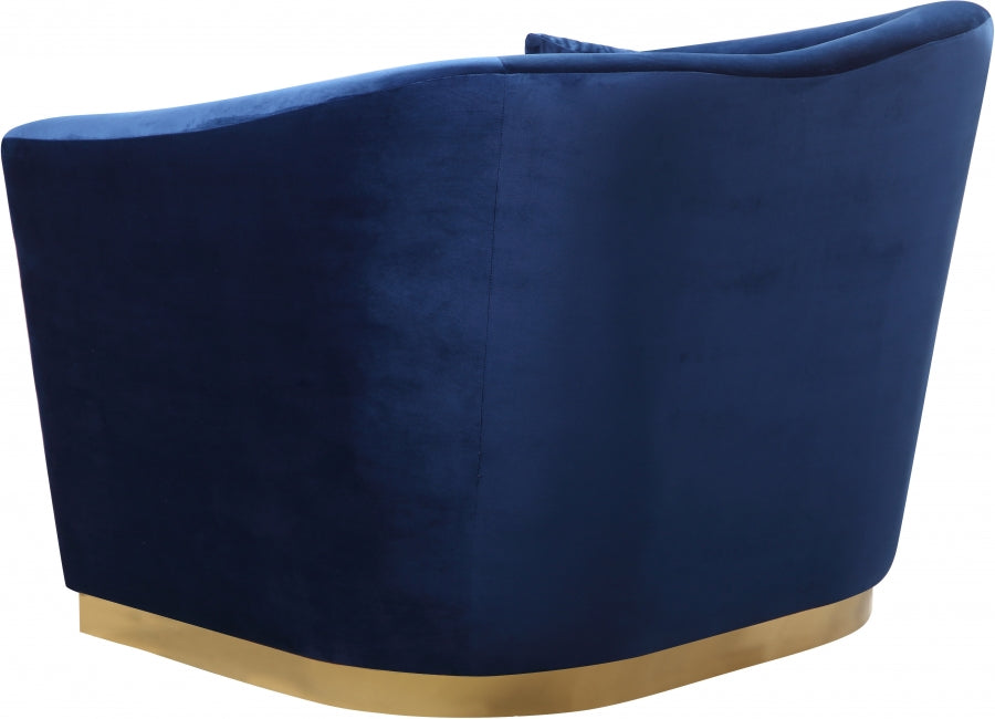 Chaise en velours Arabella
