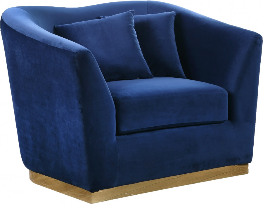 Chaise en velours Arabella