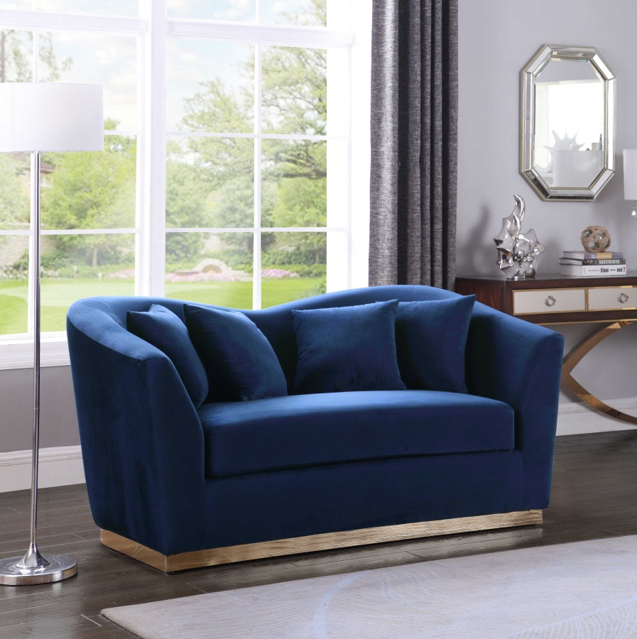 Causeuse en velours Arabella 