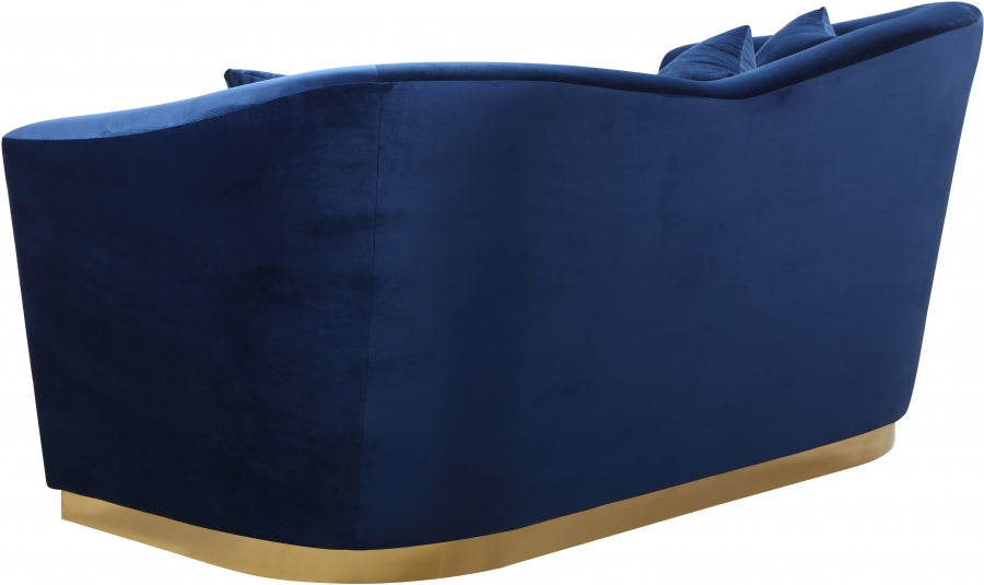 Causeuse en velours Arabella 