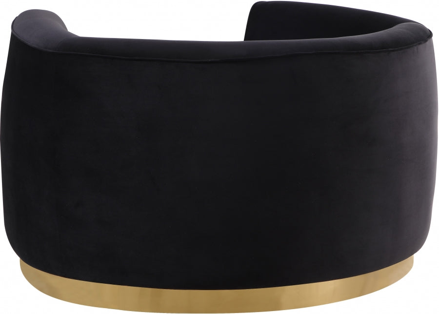 Fauteuil Julien en velours