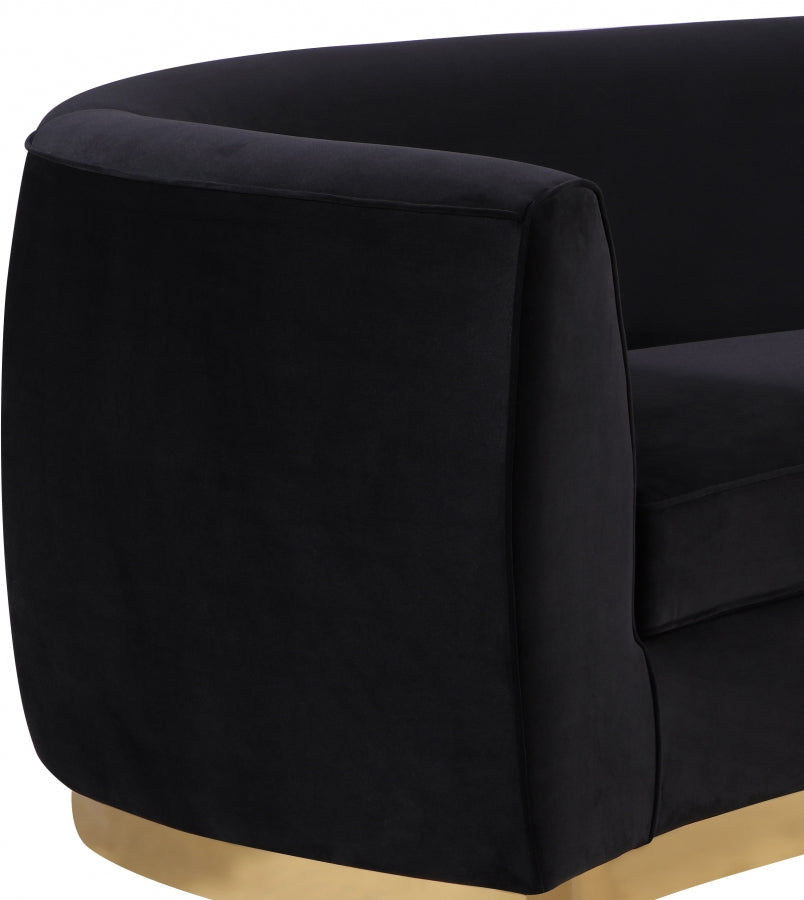 Fauteuil Julien en velours