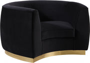 Fauteuil Julien en velours