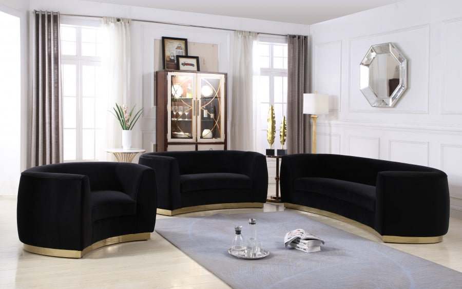 Causeuse en velours Julian 