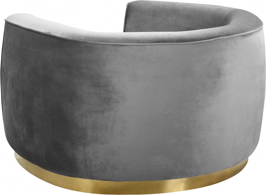 Fauteuil Julien en velours