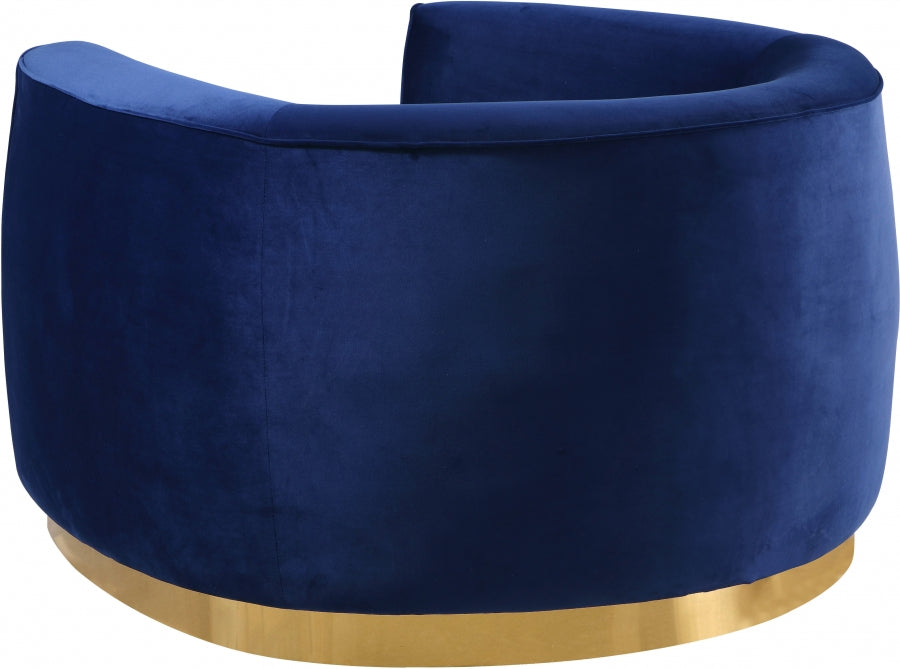 Fauteuil Julien en velours