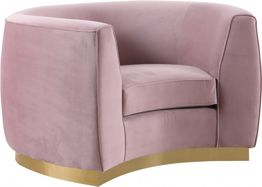 Fauteuil Julien en velours