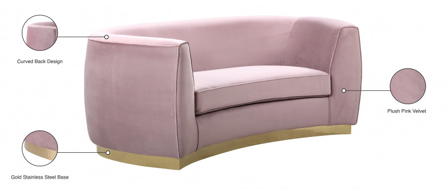 Causeuse en velours Julian 