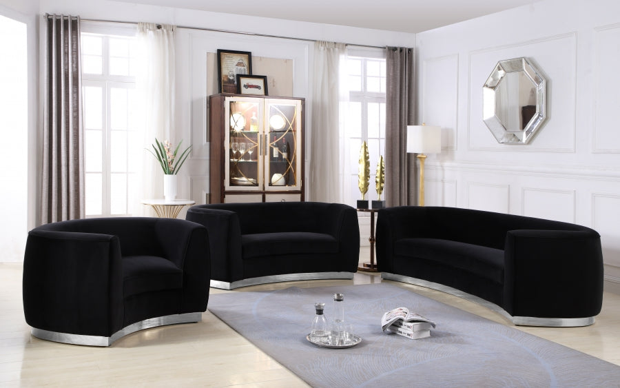 Causeuse en velours Julian