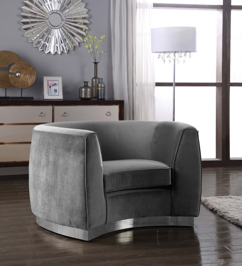 Fauteuil Julien en Velours
