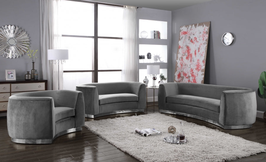 Fauteuil Julien en Velours