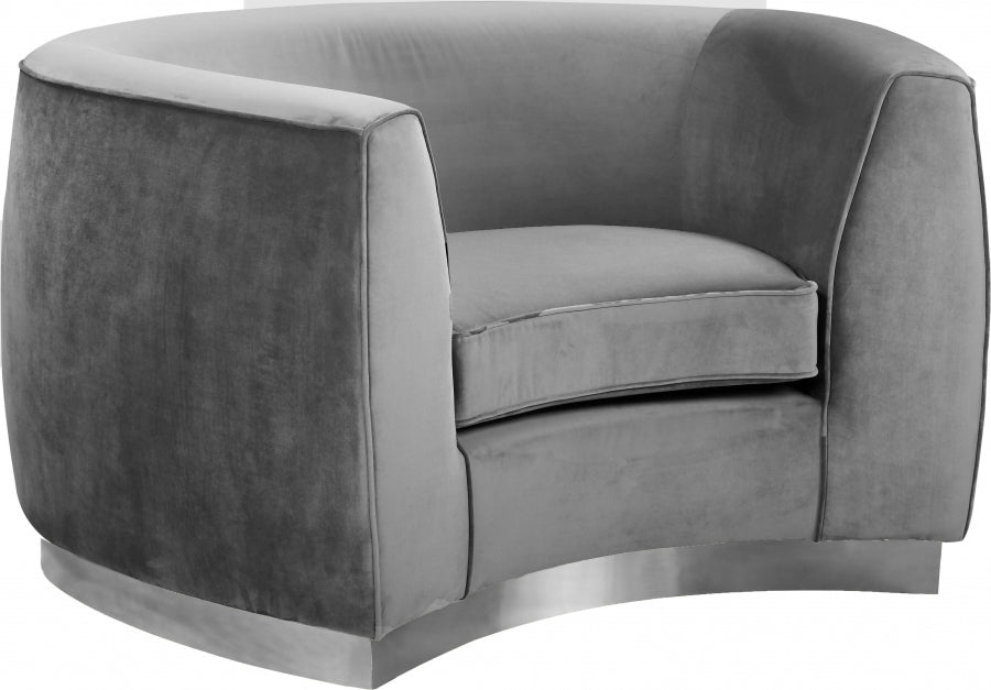 Fauteuil Julien en Velours