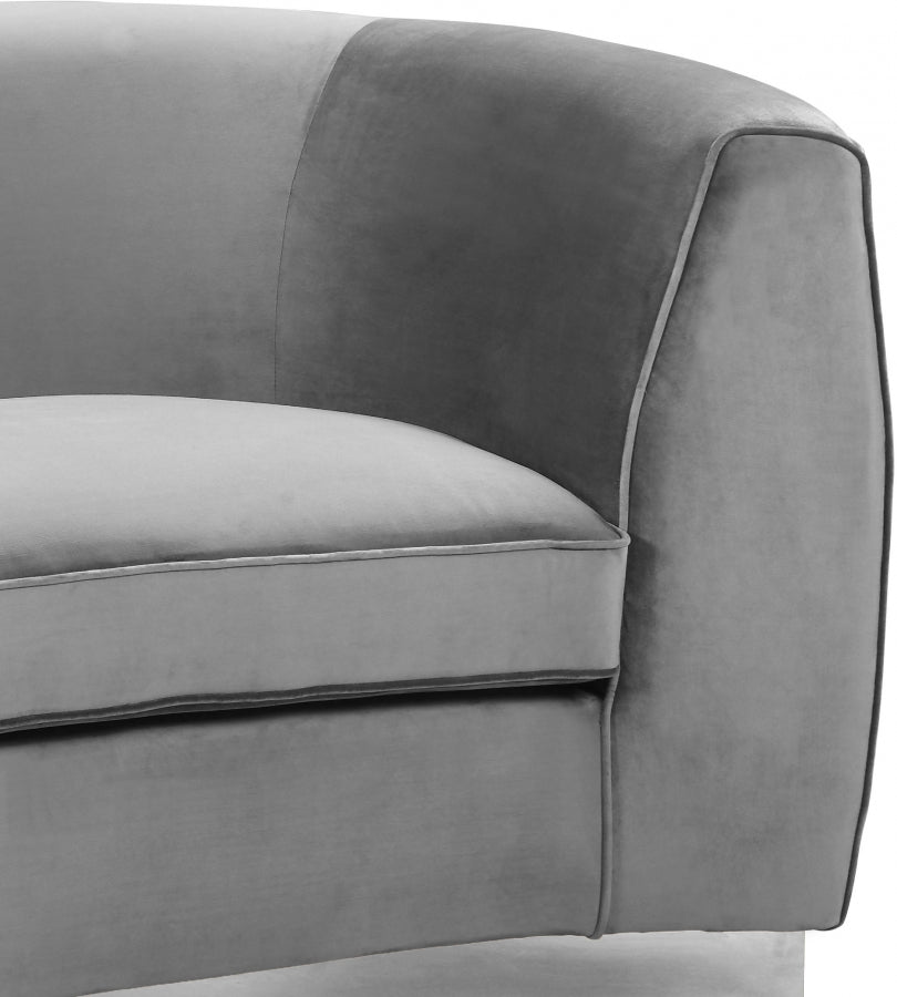 Causeuse en velours Julian