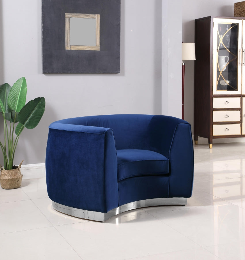 Fauteuil Julien en Velours