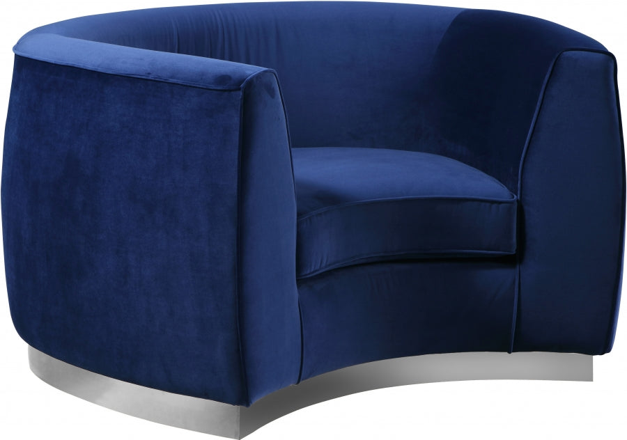 Fauteuil Julien en Velours