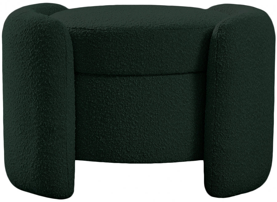 Pouf en tissu bouclé Horizon