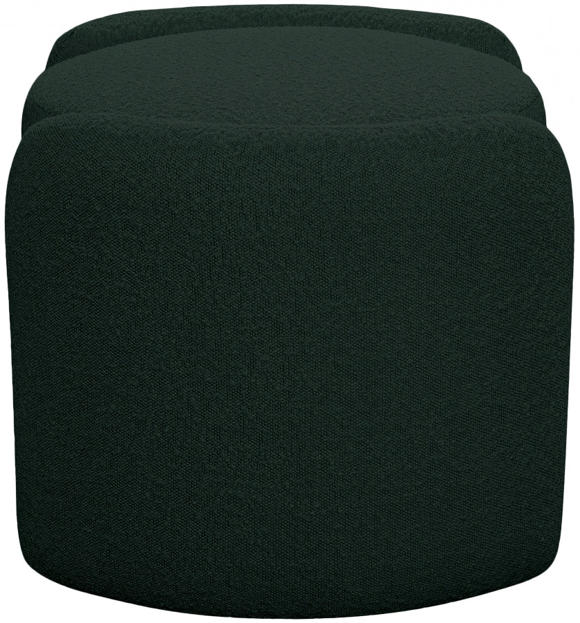 Pouf en tissu bouclé Horizon
