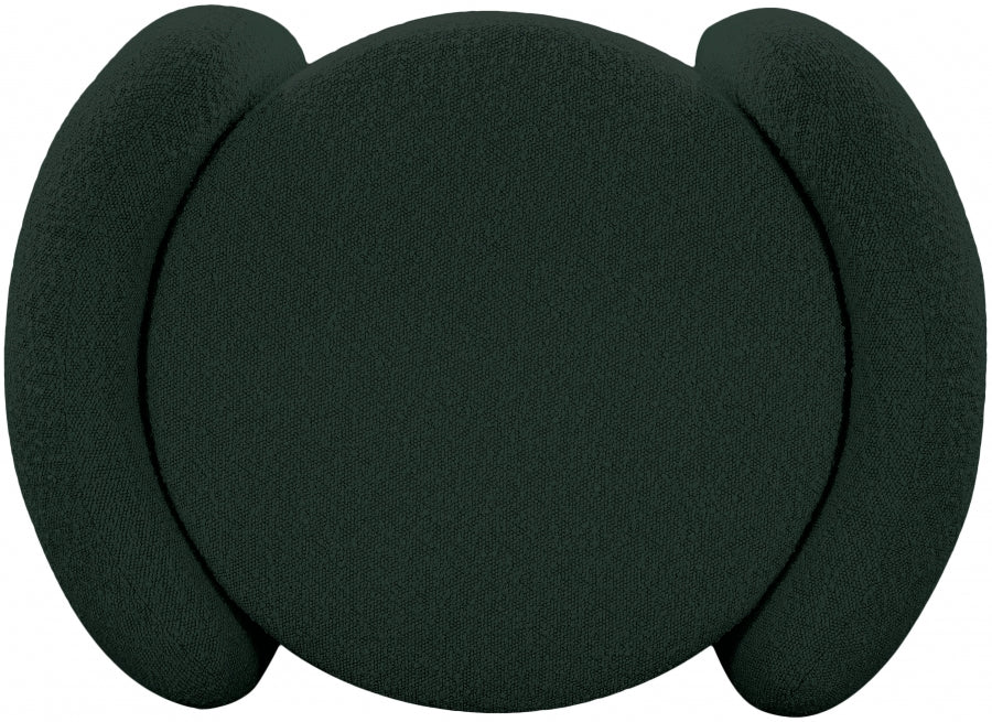 Pouf en tissu bouclé Horizon