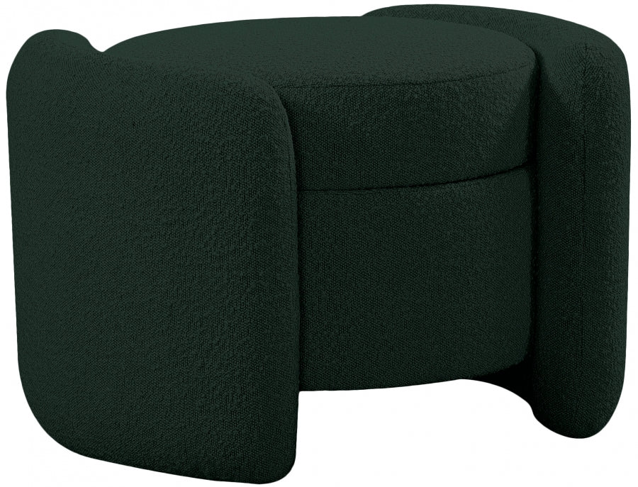 Pouf en tissu bouclé Horizon