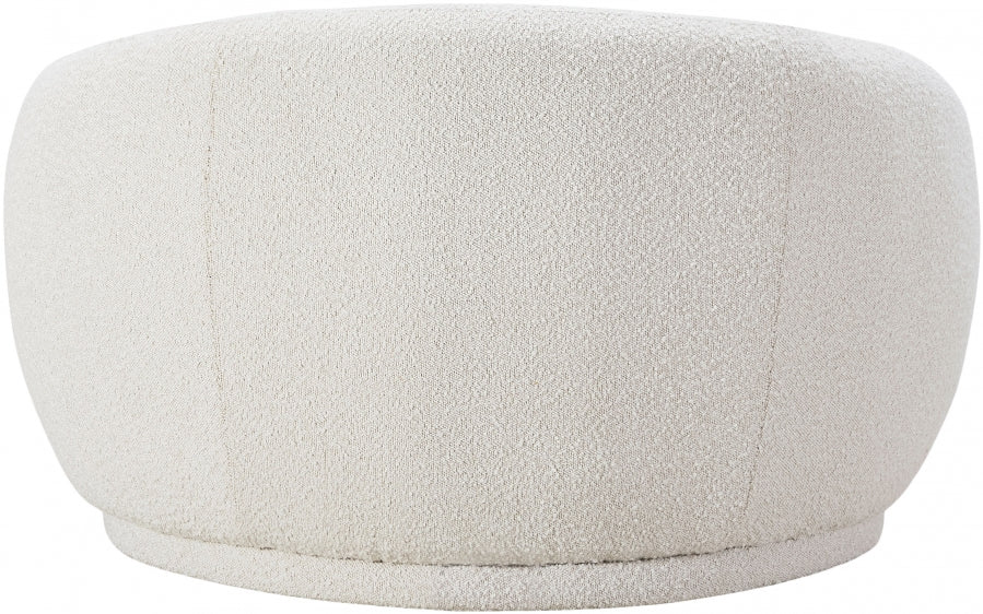 Chaise Hyde en tissu bouclé
