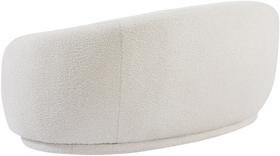 Causeuse en tissu bouclé Hyde 
