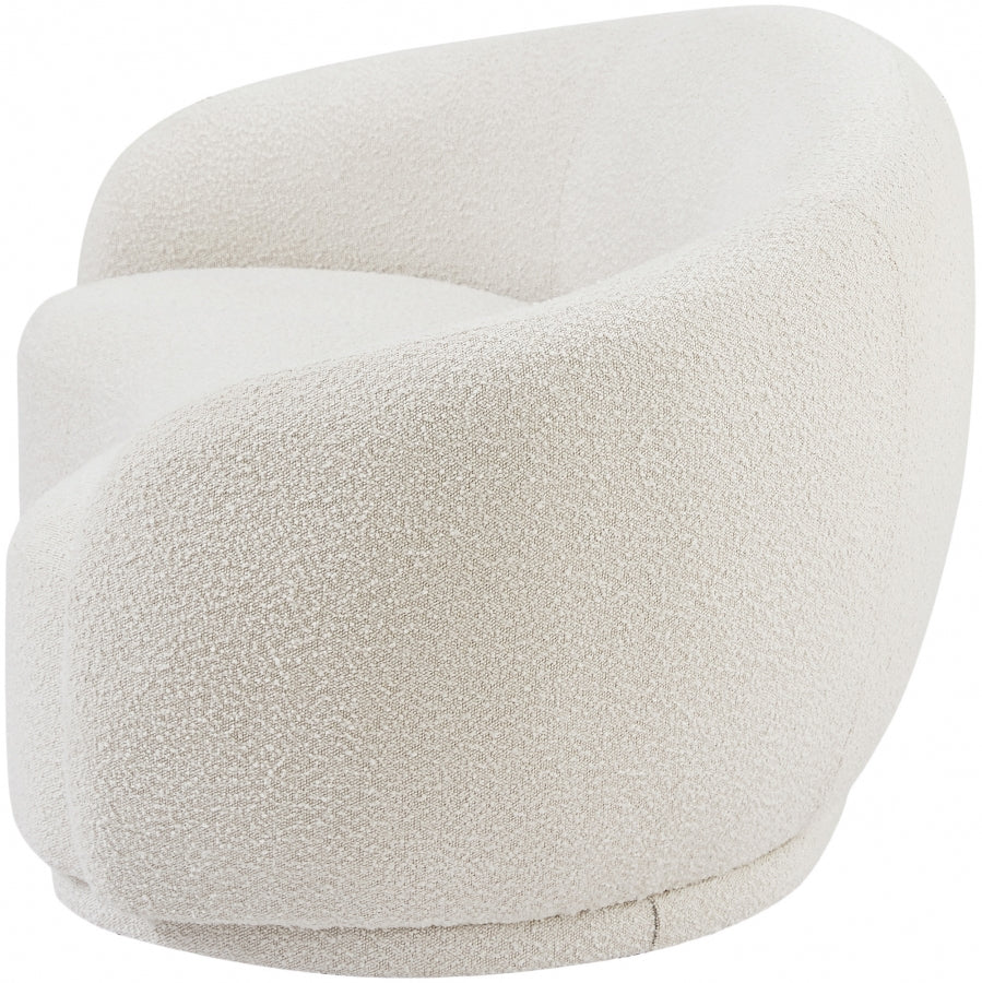 Causeuse en tissu bouclé Hyde 