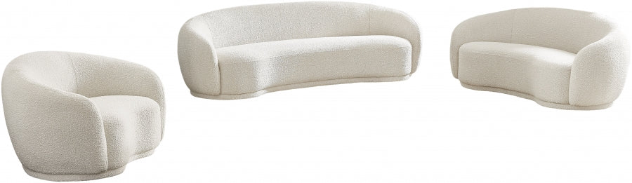 Canapé Hyde en tissu bouclé
