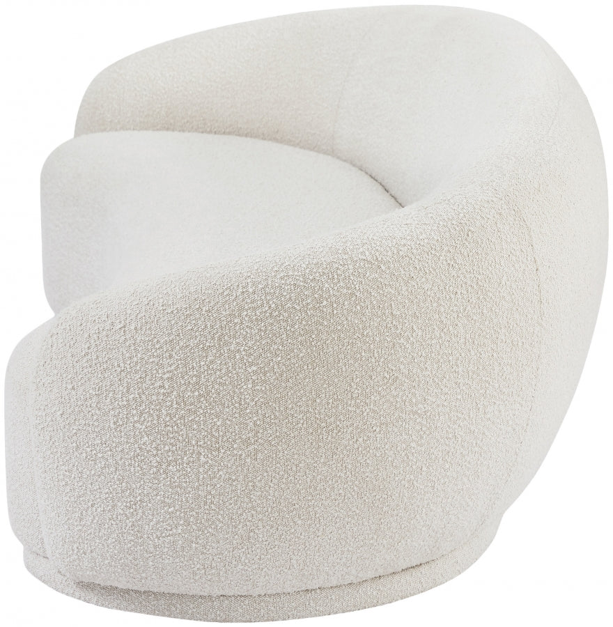 Canapé Hyde en tissu bouclé