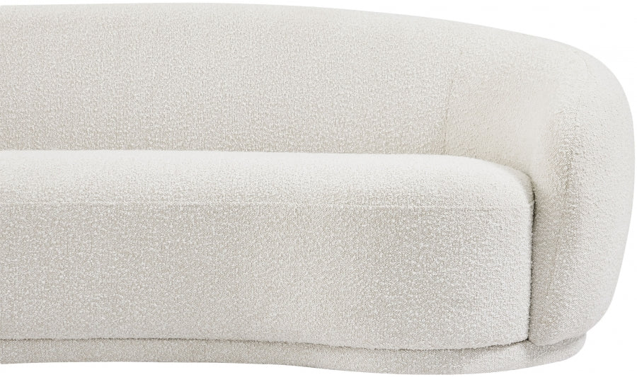 Canapé Hyde en tissu bouclé
