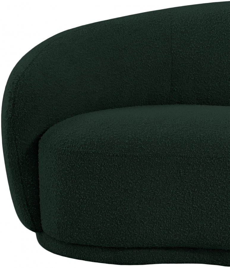 Chaise Hyde en tissu bouclé