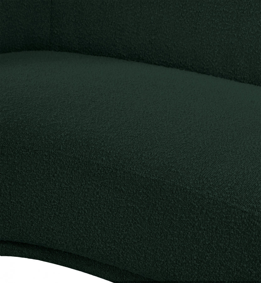 Chaise Hyde en tissu bouclé