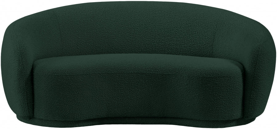 Causeuse en tissu bouclé Hyde 
