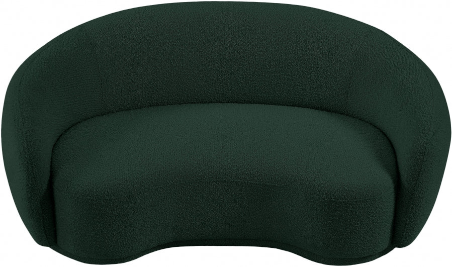 Causeuse en tissu bouclé Hyde 