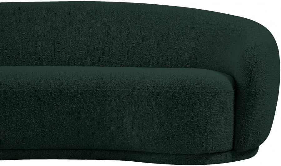 Causeuse en tissu bouclé Hyde 