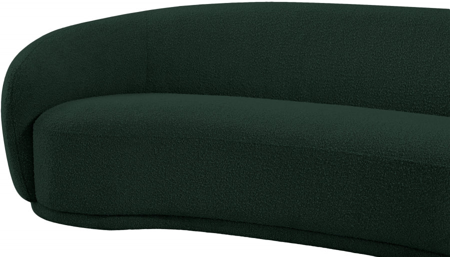 Causeuse en tissu bouclé Hyde 