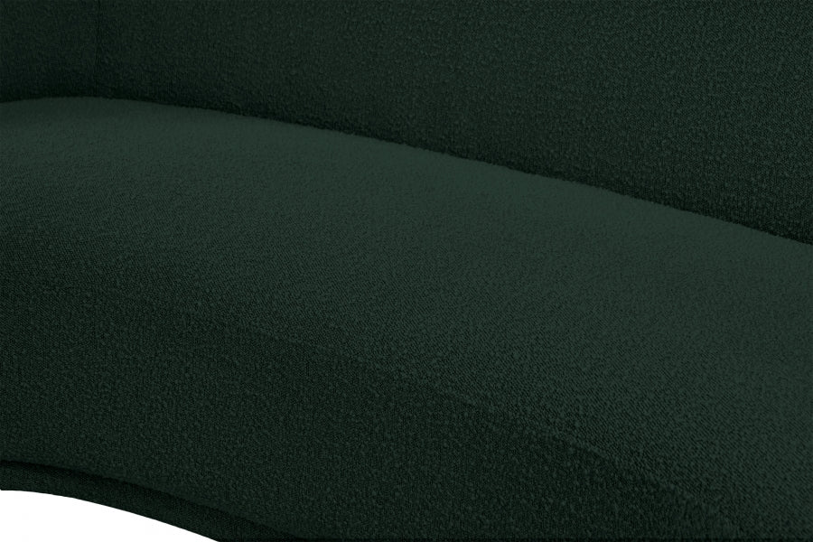 Causeuse en tissu bouclé Hyde 